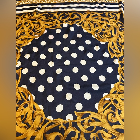 Dior Black and Gold Scarf - Picture 12 of 15